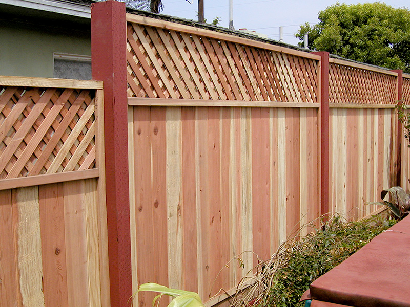 redwood fence